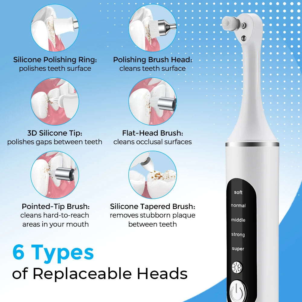 Electric Tooth Polisher Teeth  - Teeth Whitening Mouthwash recension och pris