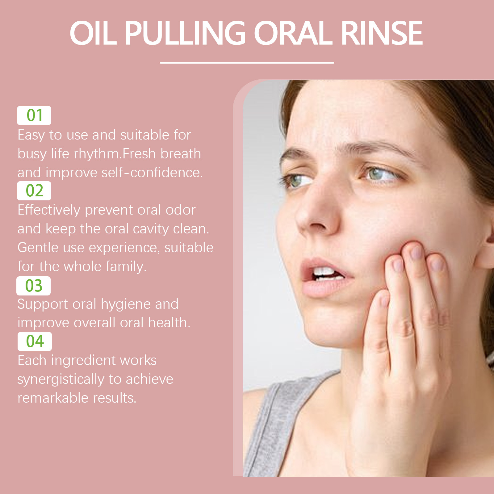 Coconut Pulling Oil Mouthwash  - Teeth Whitening With Coconut Oil recension och pris