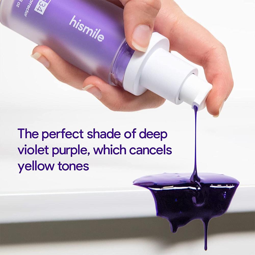 Hismile V34 Brightening Purple - Teeth Whitening Mousse recension och pris