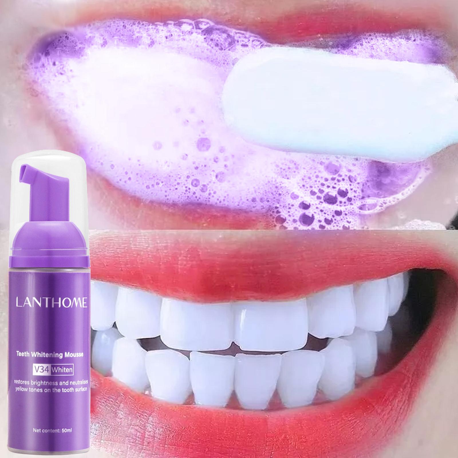 V34 Mousse Teeth Cleaning Toot - Teeth Whitening Mousse recension och pris
