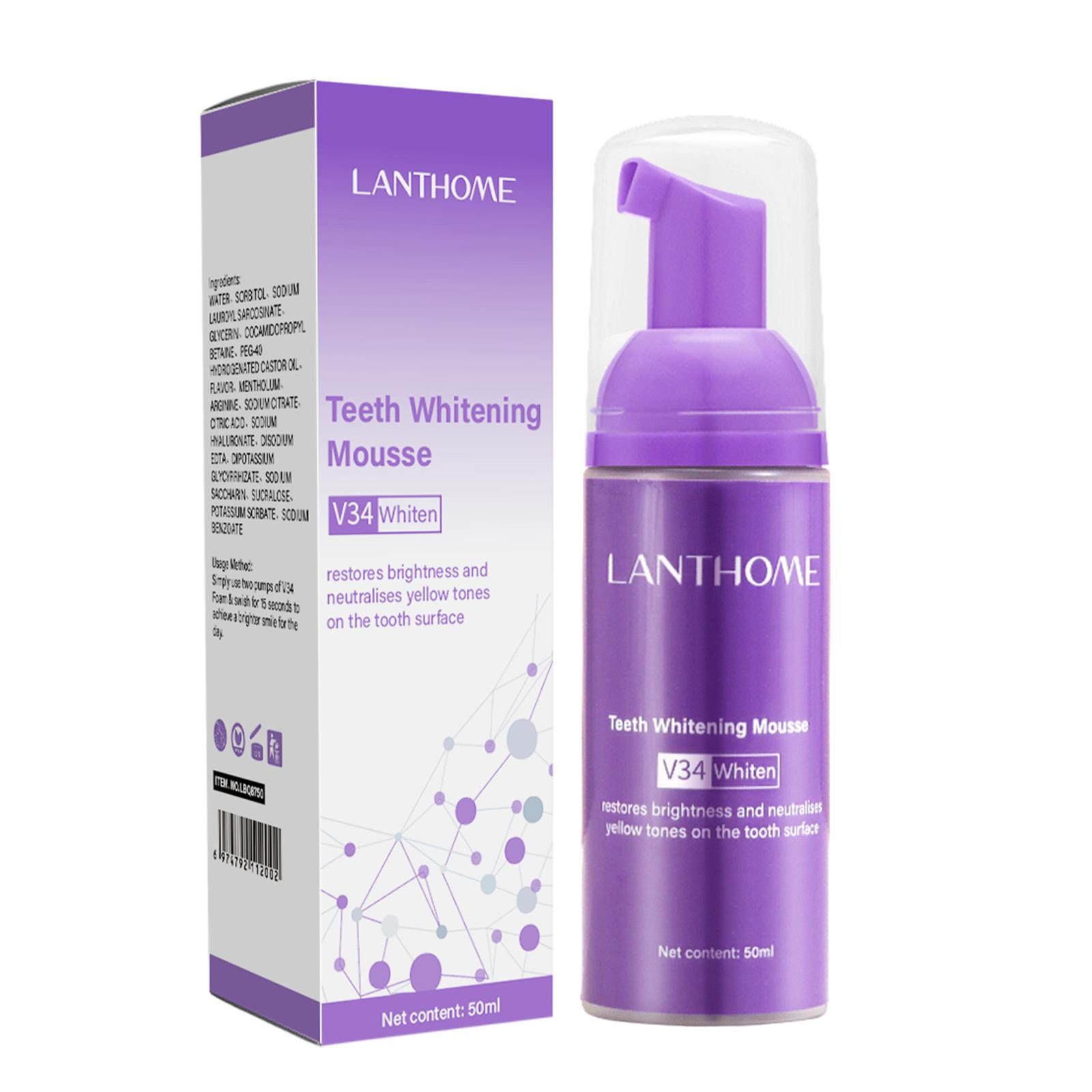 V34 Mousse Teeth Cleaning Toot - Teeth Whitening Mousse recension och pris