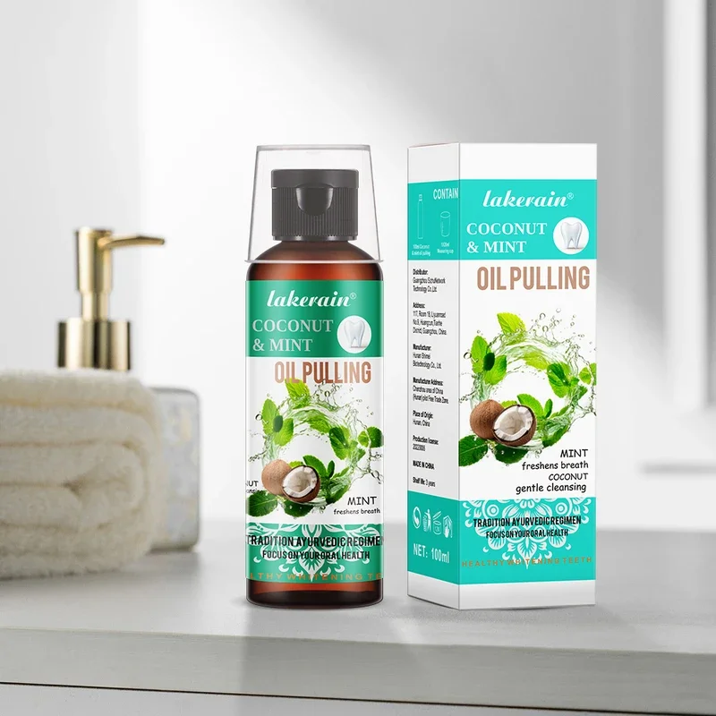 60/100/200/250ml Coconut Mint  - Teeth Whitening With Coconut Oil recension och pris