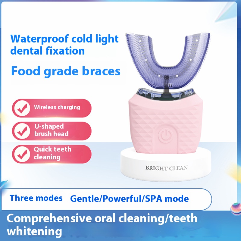 Electric U-Shaped Toothbrush f - Teeth Whitening Gum recension och pris