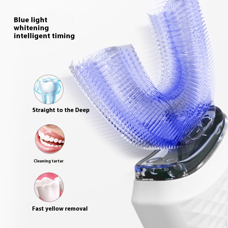 Electric U-Shaped Toothbrush f - Teeth Whitening Gum recension och pris