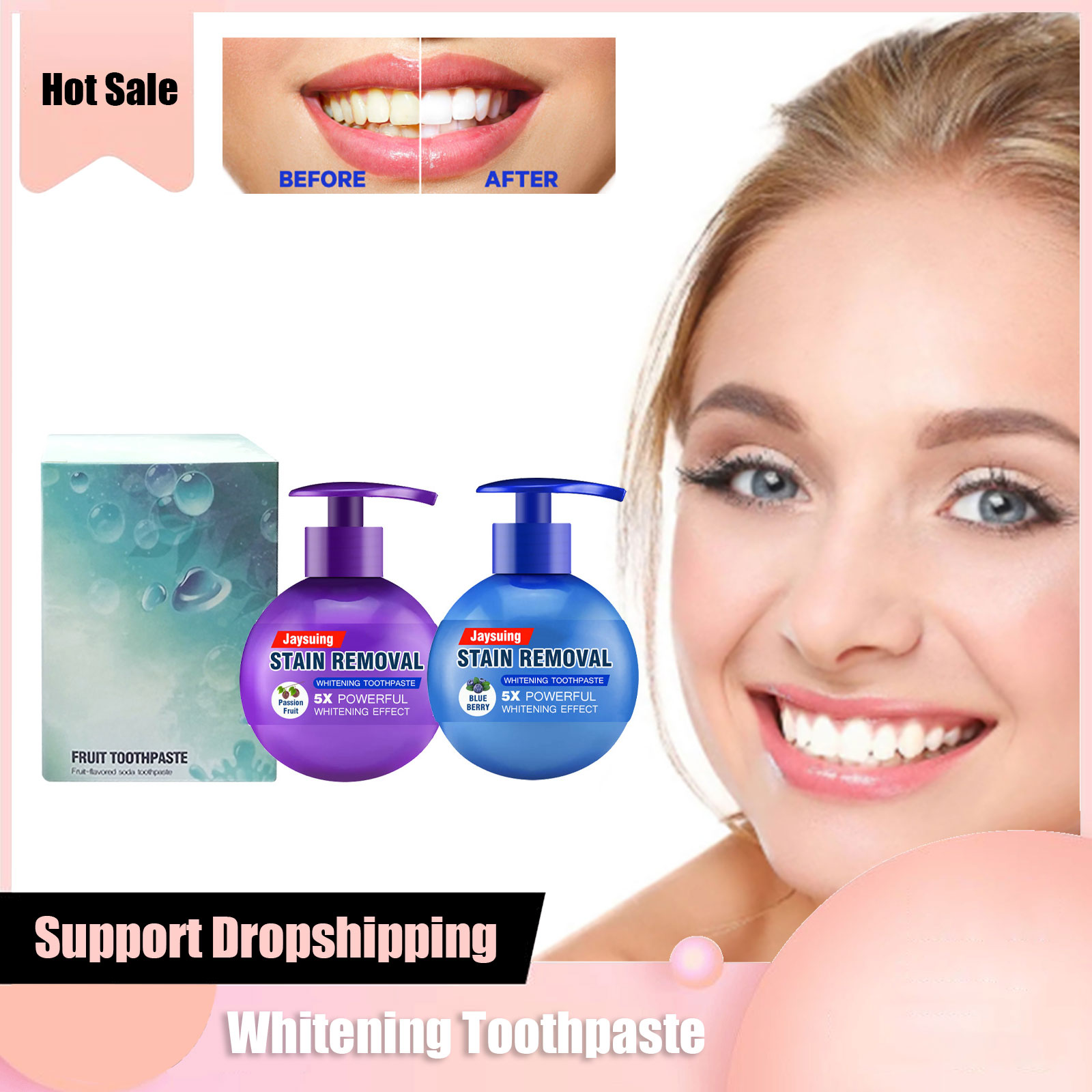 Whitening Toothpaste Yellow Te - Teeth Whitening With Baking Soda recension och pris