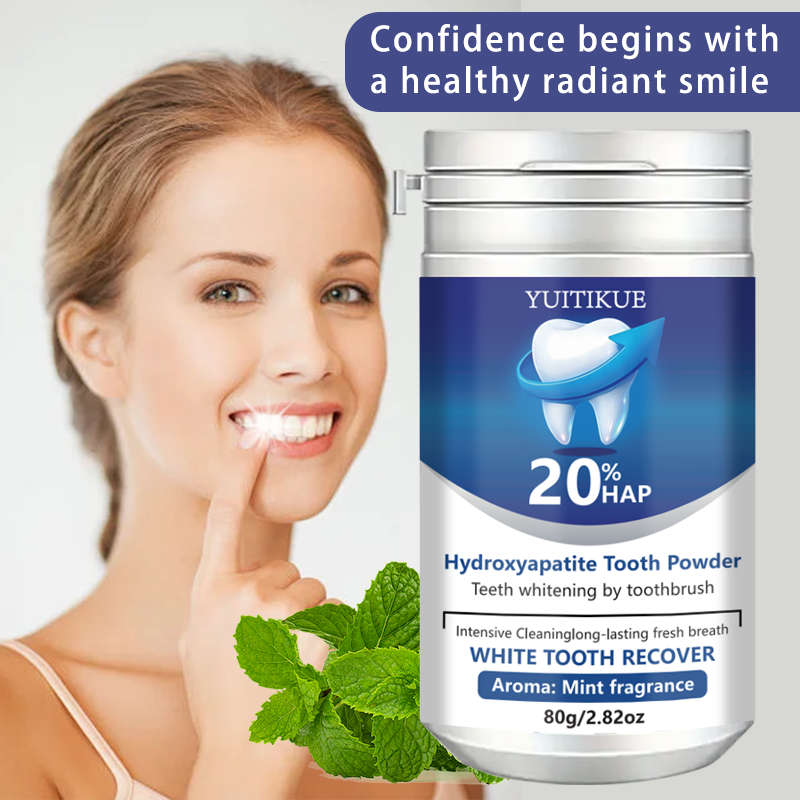 20% Hydroxyapatite Tooth Powde - Teeth Whitening With Baking Soda recension och pris