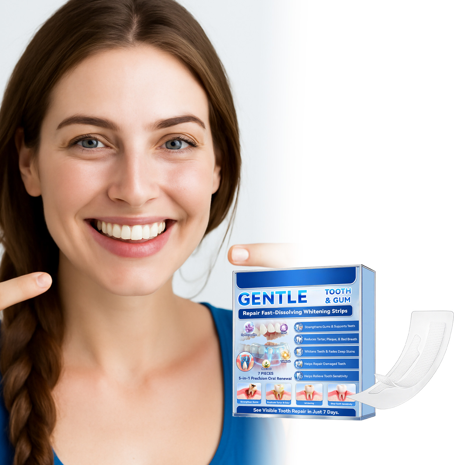 Teeth Whitening Strips Fast Re - Teeth Whitening Fast recension och pris