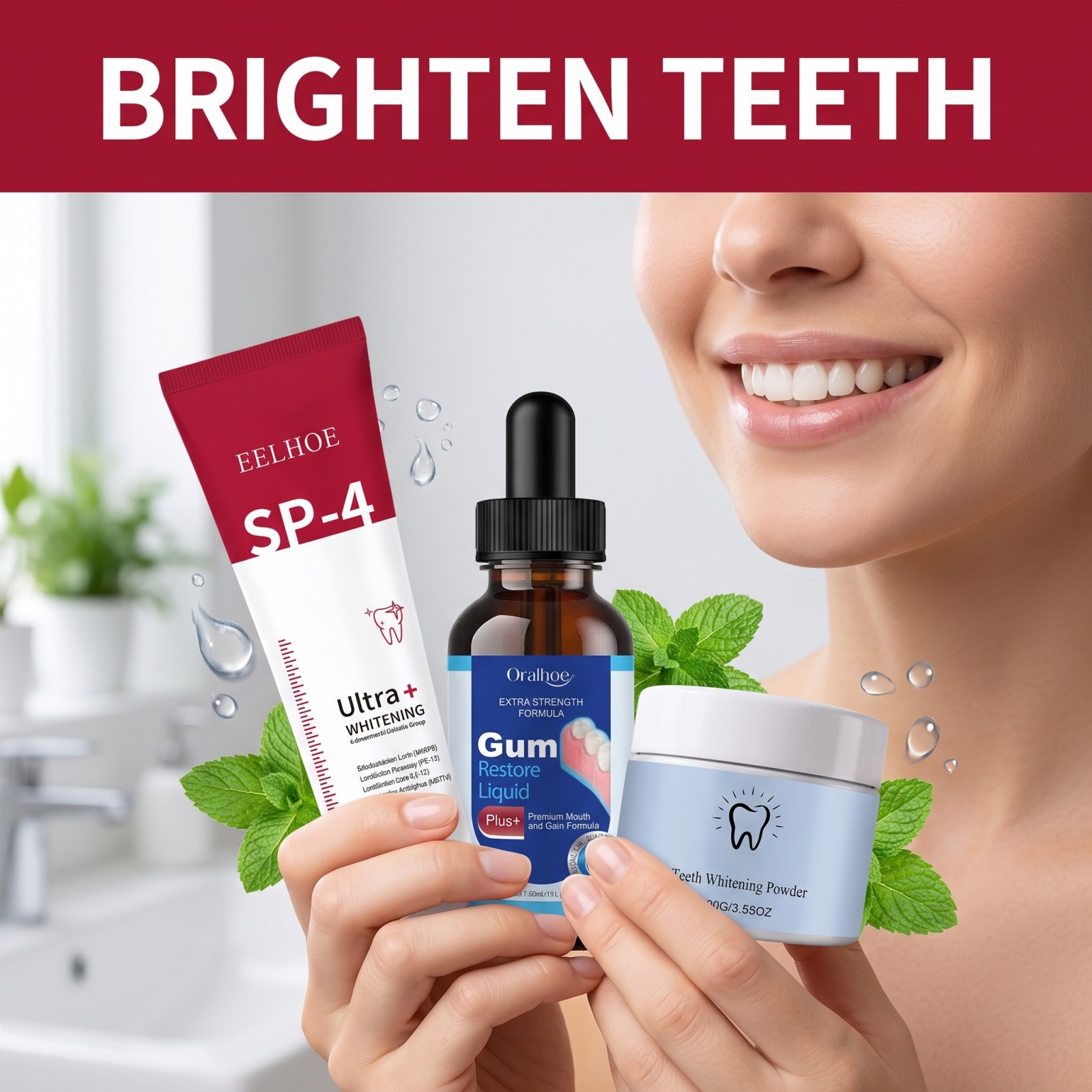 Oral Care Combo Set Whitening  - Teeth Whitening Essence recension och pris