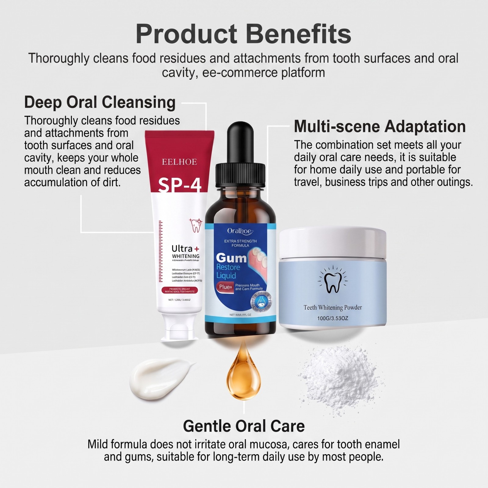 Oral Care Combo Set Whitening  - Teeth Whitening Essence recension och pris