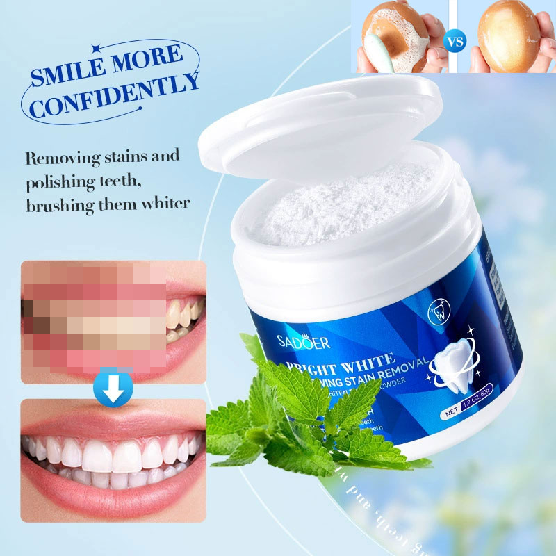 Teeth Whitening Powder Bleachi - Teeth Whitening With Baking Soda recension och pris
