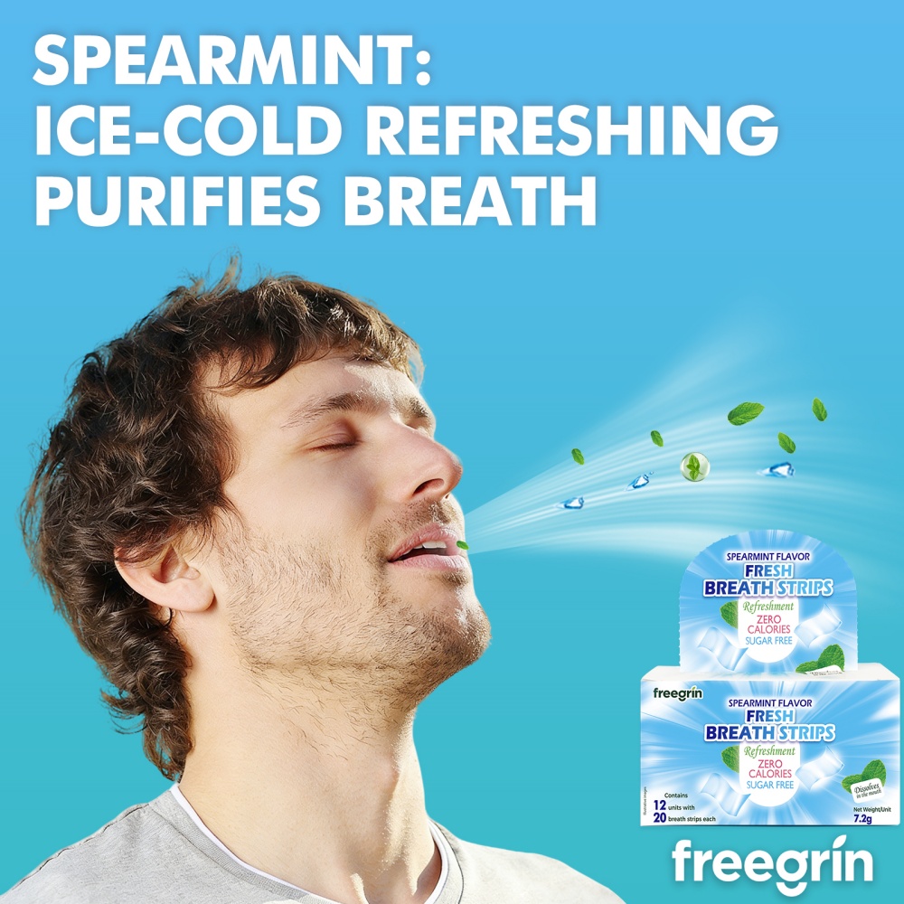 FREEGRIN Spearmint Flavored Fr - Teeth Whitening Fast recension och pris
