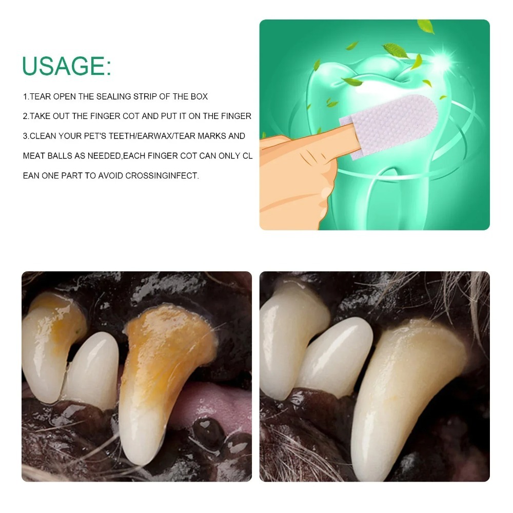 Disposable Pet Finger Cot Wet  - Teeth Whitening Mouthwash recension och pris