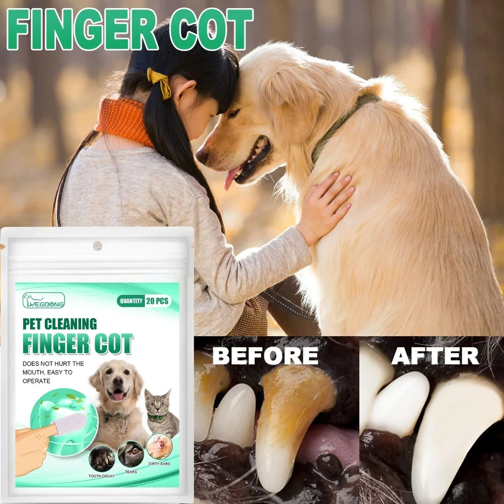 Disposable Pet Finger Cot Wet  - Teeth Whitening Mouthwash recension och pris