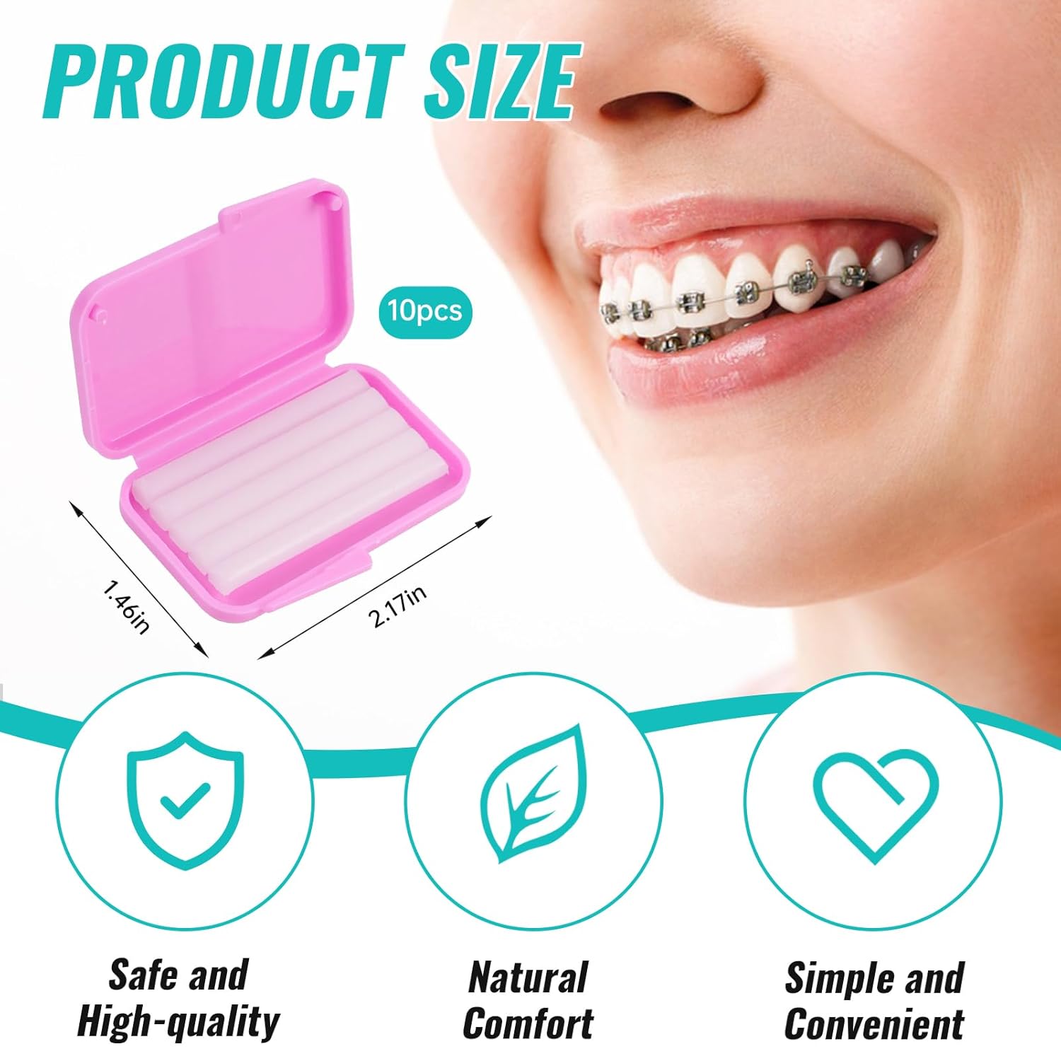 10box Dental Orthodontic Relie - Teeth Whitening Gum recension och pris
