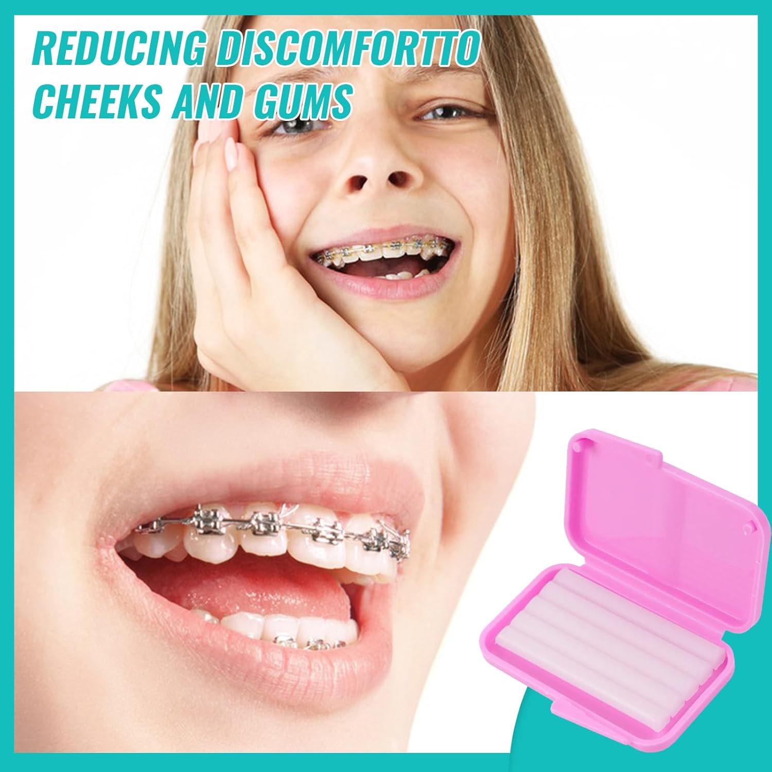 10box Dental Orthodontic Relie - Teeth Whitening Gum recension och pris