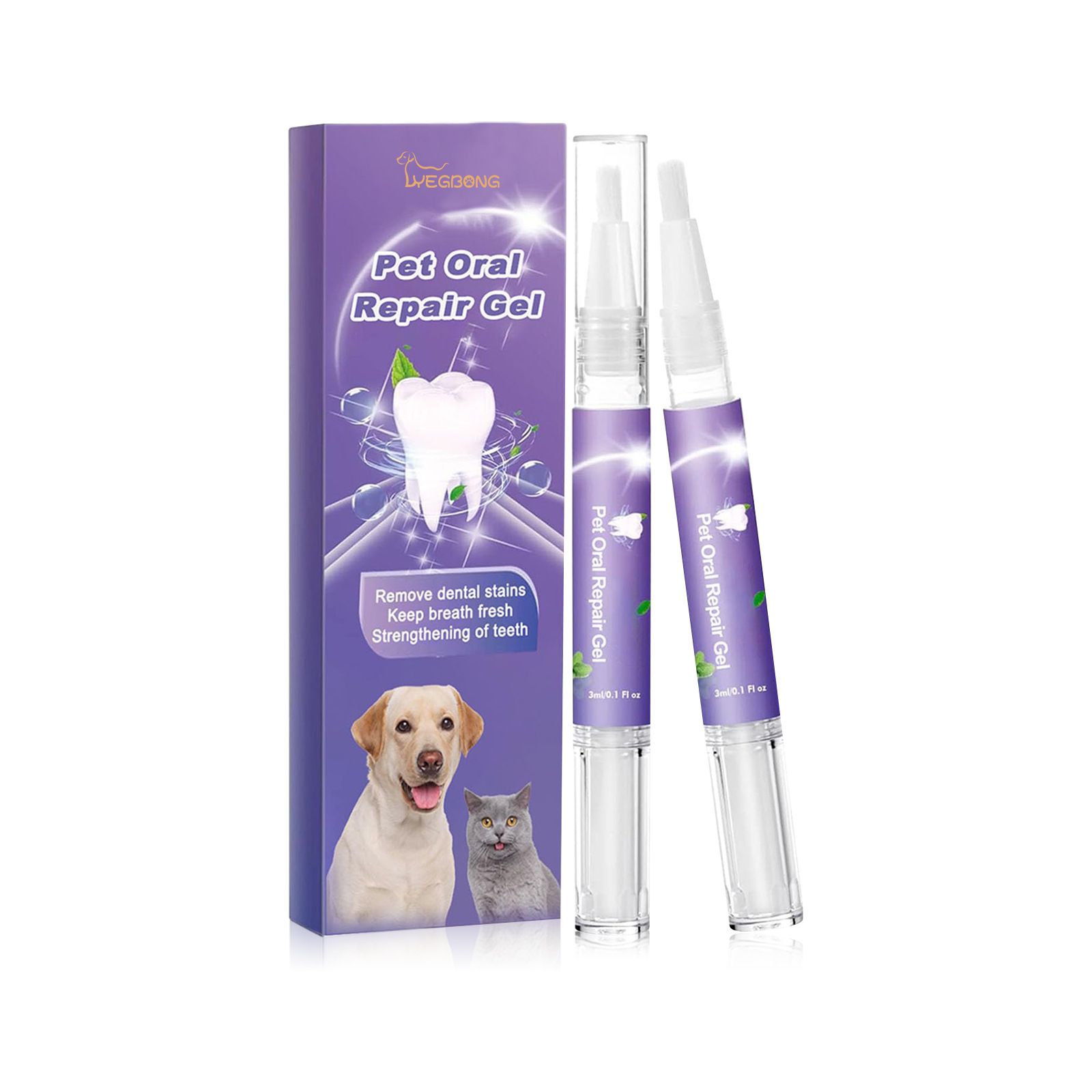 Pet Oral Repair Gel Puppy Tart - Teeth Whitening Gum recension och pris
