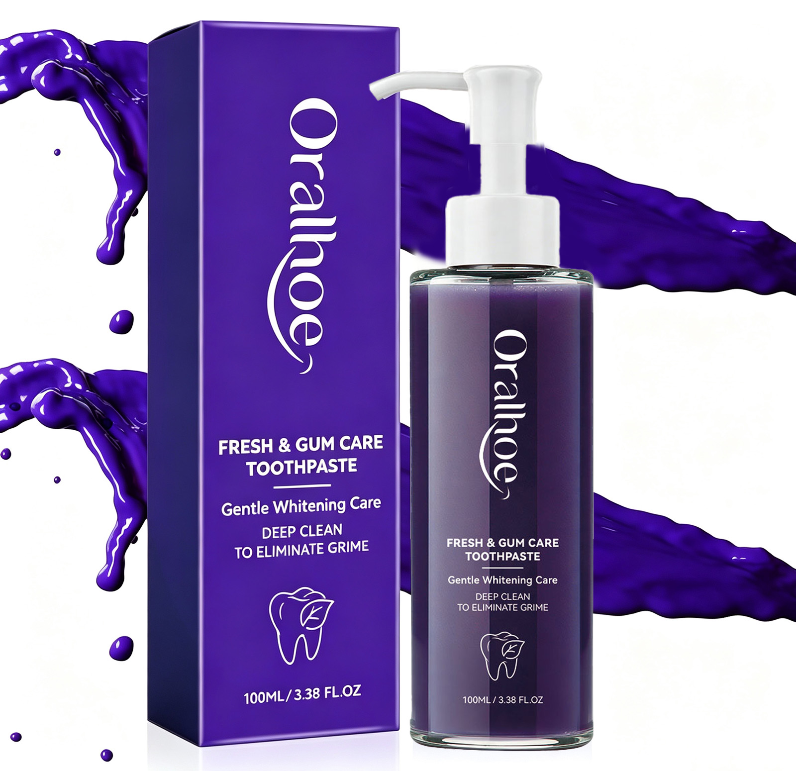 Purple Toothpaste for Teeth Wh - Teeth Whitening Mousse recension och pris