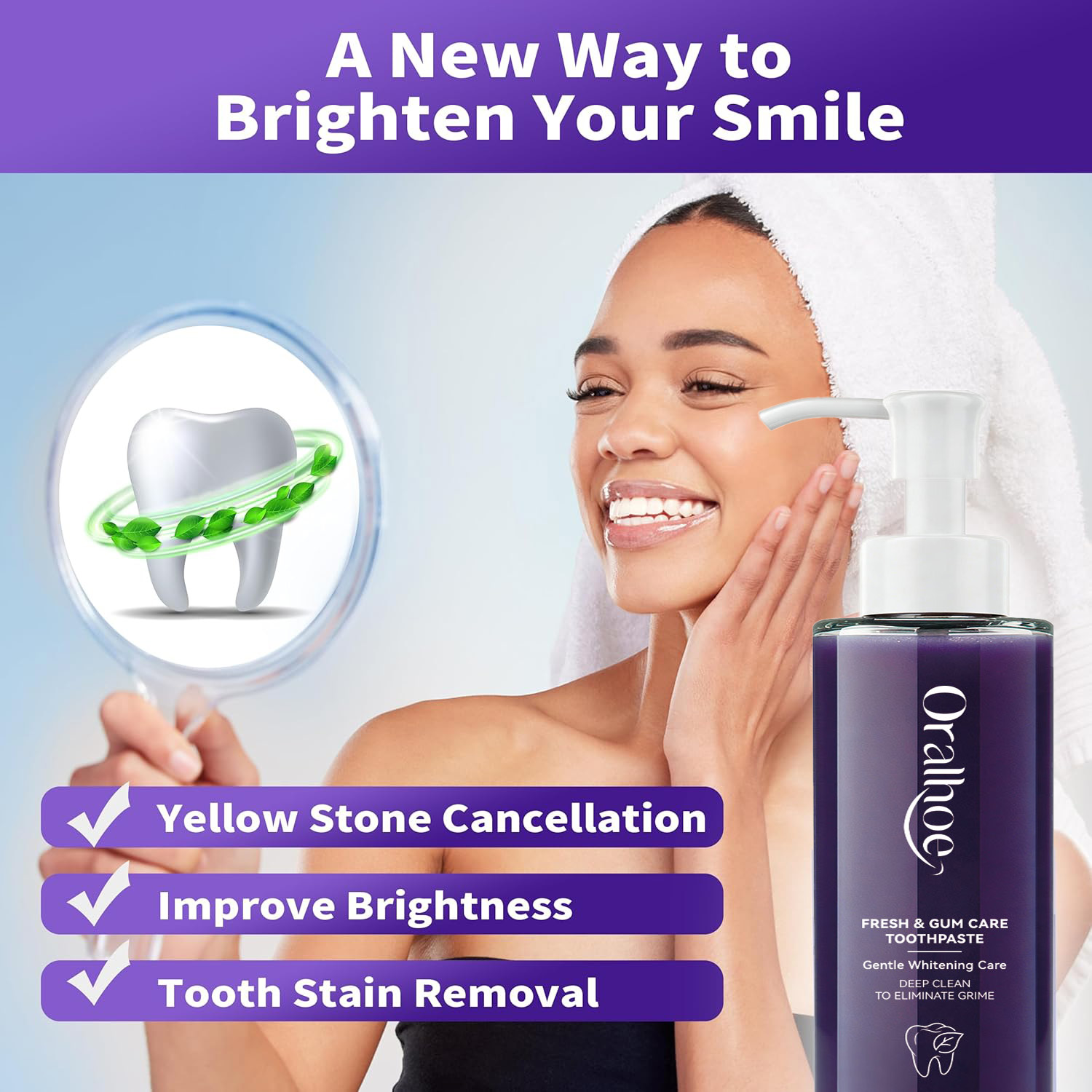 Purple Toothpaste for Teeth Wh - Teeth Whitening Mousse recension och pris