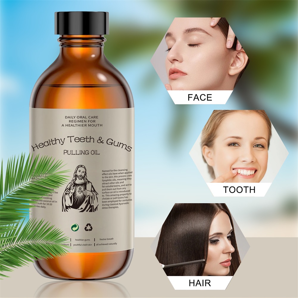 Coconuts Pulling Oil Mouthwash - Teeth Whitening With Coconut Oil recension och pris