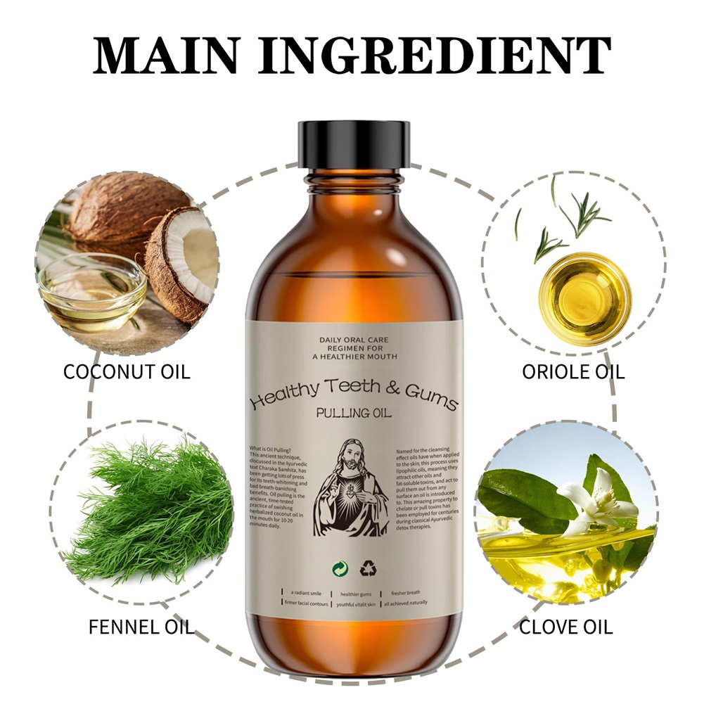 Coconuts Pulling Oil Mouthwash - Teeth Whitening With Coconut Oil recension och pris
