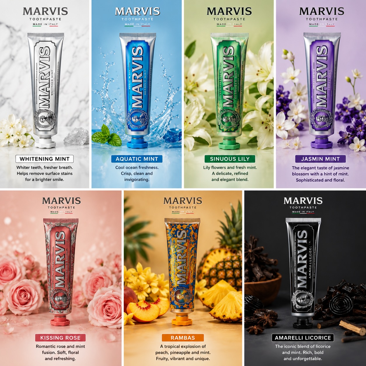 Marvis Mint Toothpaste Premium - Teeth Whitening Gum recension och pris