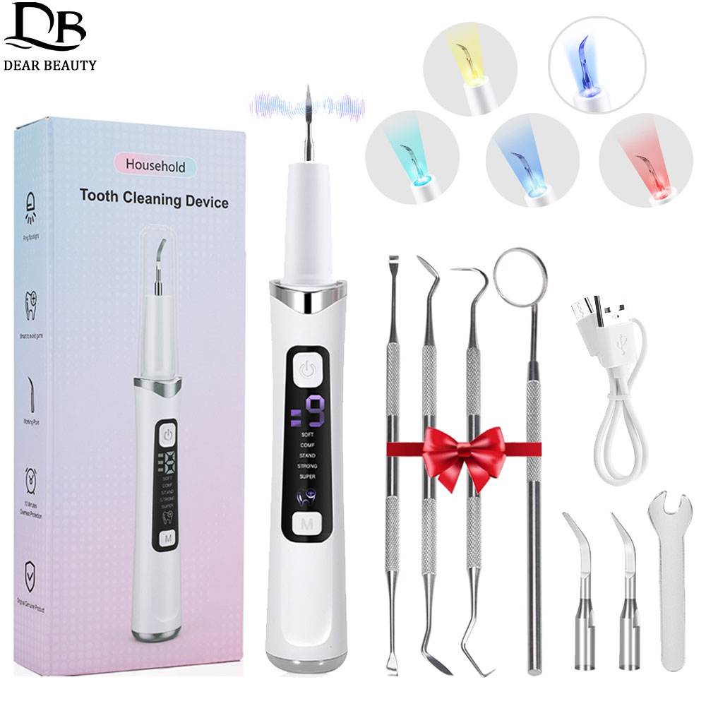 5 LED Light Ultrasonic Tooth C - Teeth Whitening Mouthwash recension och pris