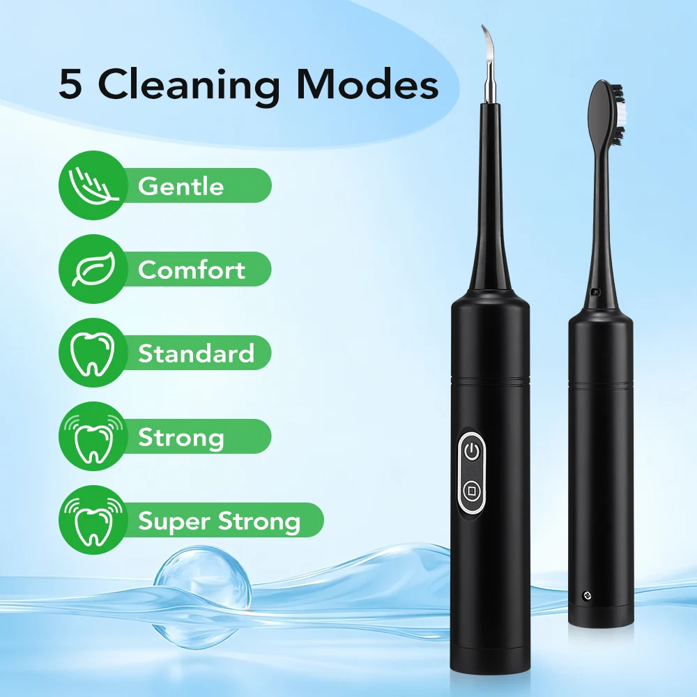 Electric Sonic Vibration Denta - Teeth Whitening Mouthwash recension och pris